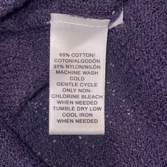 Loft Navy Lightweight Burnout Knit Sweater Top - Picture 10 of 10